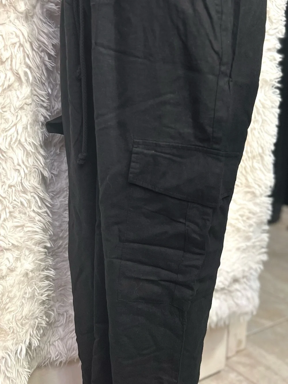 🖤Peace Love World Boheme Petite Cargo Linen Pant-SZ